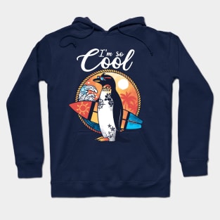 Cool penguin summer Hoodie